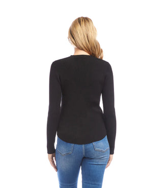 Ribbed Crewneck Sweater