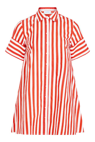 Dock Dress- Red Stripes
