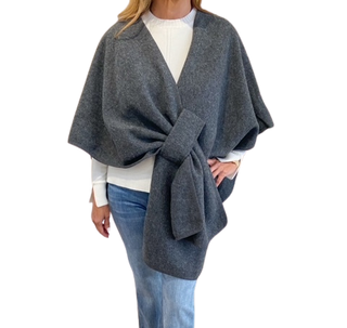Knit Wrap - Charcoal