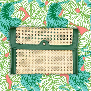 French Quarter Clutch- Green