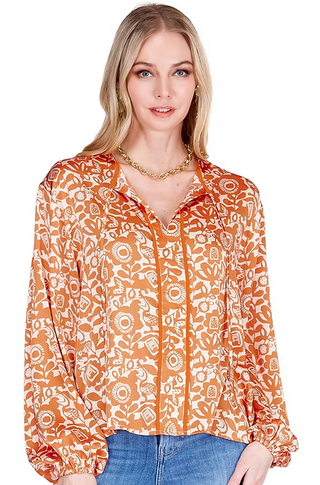 Floral Print Top