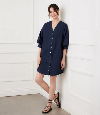 Pearl Button Dress