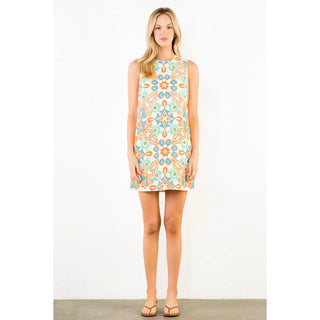 Capri Bloom Mini Dress
