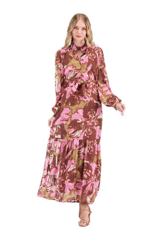 Molten Blush Maxi Dress
