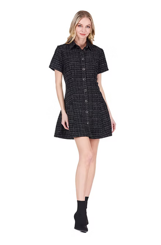 Pleated Hem Dress