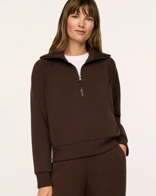 Airessentials Half Zip- Umber Root