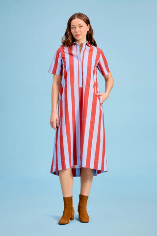 City Dress- Hearth Stripe