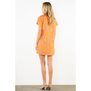 Citrus Blossom Shift Dress