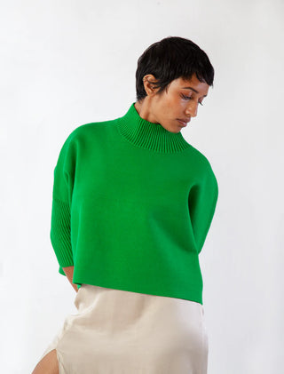 Aja Sweater- Mighty Green