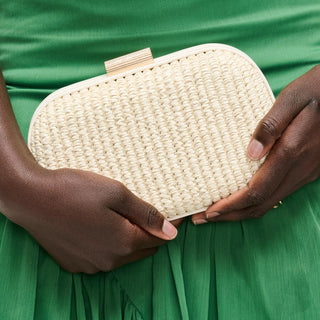 Alix Evening Bag- Ivory