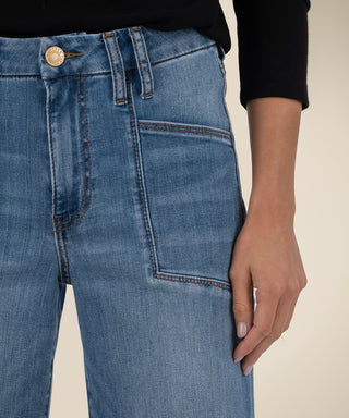 Meg High Rise Front Pocket