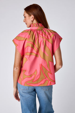 Billie Blouse - Pressed Floral