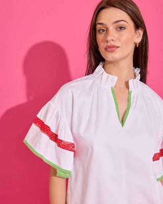 June Top - Bright White