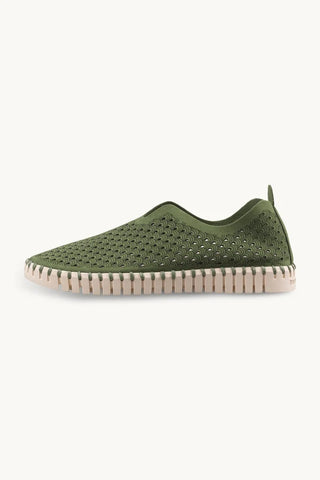 Slip on Tulip - Artichoke Green