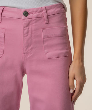 Meg High Rise Wide Leg- Cupcake