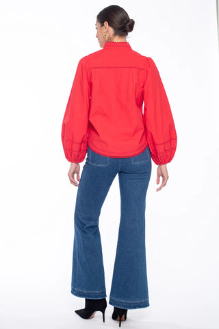 Katie Top- Red Apple