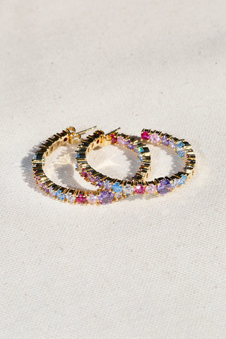 Wild Child Hoops- Rainbow