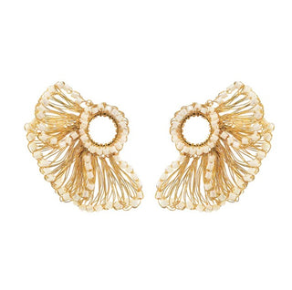 Feather Crochet Earrings