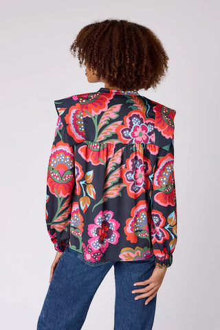 Gaines Top- Cosmic Floral