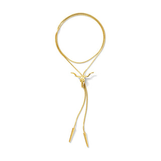 Longhorn Bolo Necklace