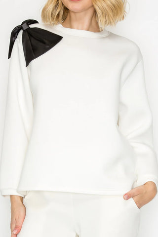 Finley Sweater- White