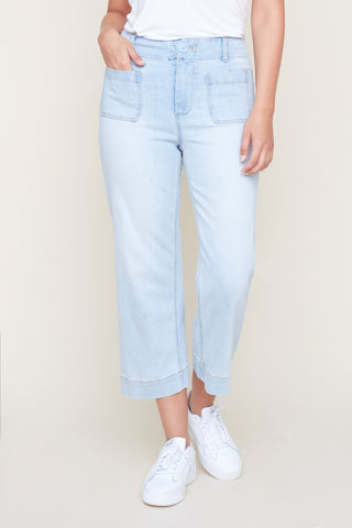 Cropped Wide Leg Jean