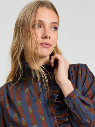 Volantes Floral Blouse