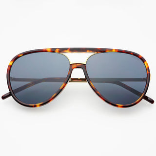 Shay Sunglasses- Tortoise/Solid Gray