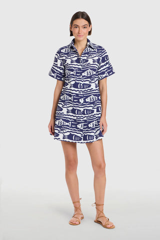 fish print dress shirt BOTTER