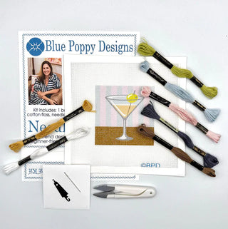 Martini Needlepoint Kit