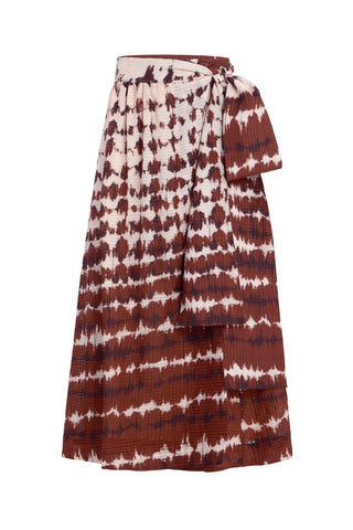 Estine Wrap Skirt- Catalonia