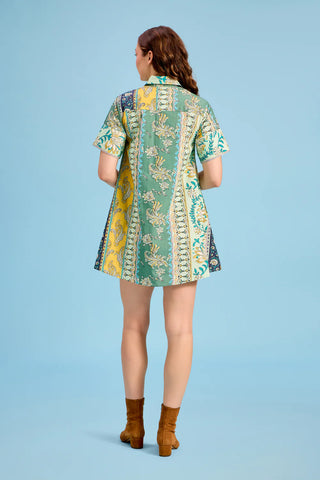 Dock Dress- Paisley Ribbon