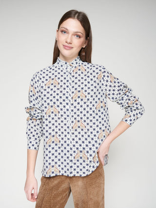 Andy Leopard Blouse