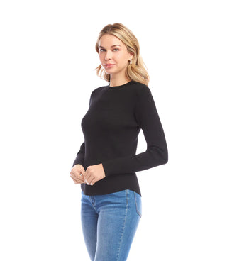 Ribbed Crewneck Sweater