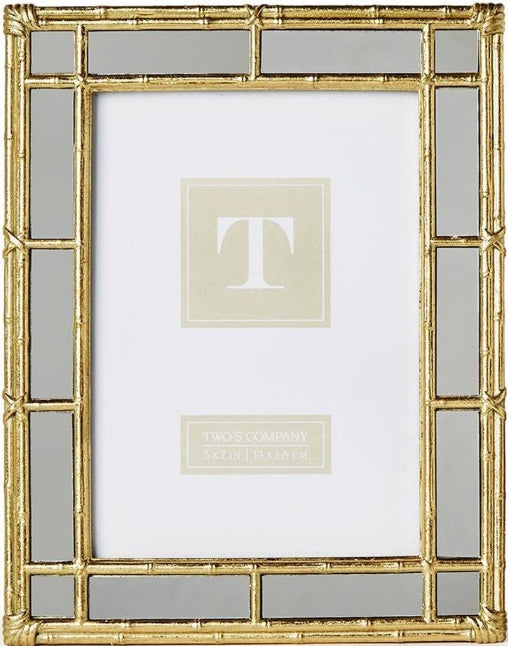 Sm. Mirrored Bamboo Frame – Monkee's of Fort Worth