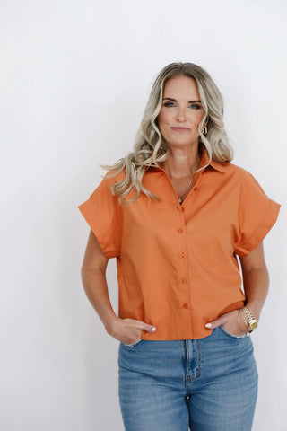 Burnt Orange Shorty Shirt