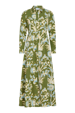 Classic Shirtdress- Oasis Grove