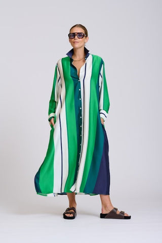 The Lux Luna- Navy/Green