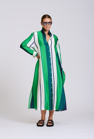 The Lux Luna- Navy/Green