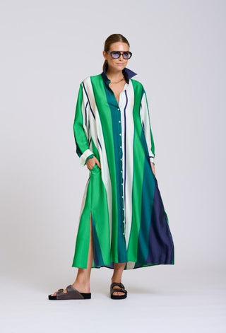 The Lux Luna- Navy/Green