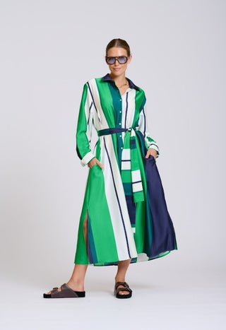 The Lux Luna- Navy/Green