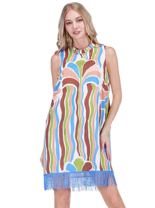 Harvest Brush Fringe Dress