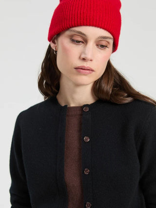 Twin Set Cardigan- Black/Brown