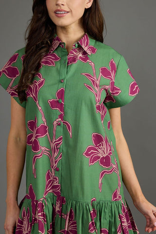 Jenny Dress- Verde Orchid