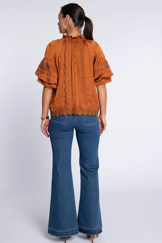 S/S Kit Top- Chocolate
