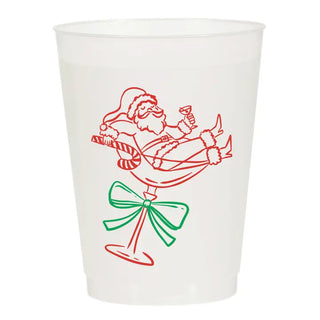 Martini Santa Frosted Cups