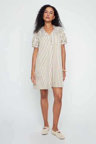 Stripe S/S Shift Dress