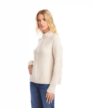 Oatmeal Turtleneck Sweater