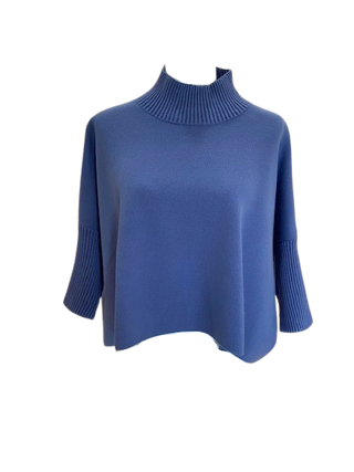 Aja Sweater- Blue Melange
