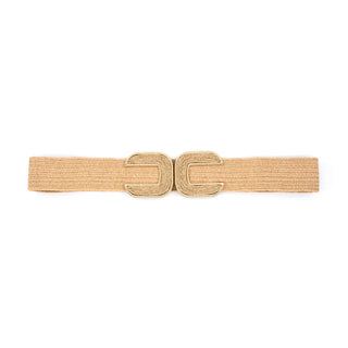 Raffia Belt- Khaki